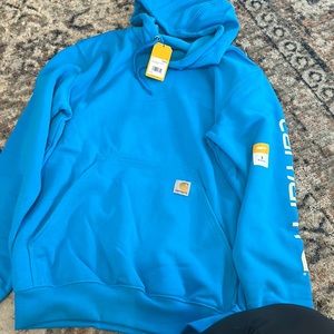 Blue carhartt sweatshirt